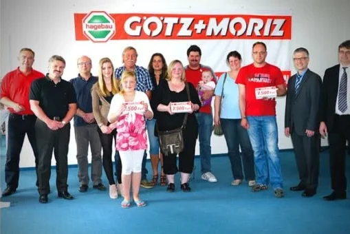 Preisverleihung der Götz+Moriz Hilft! Aktion, mit der Soziale Einrichtungen unterstützt werden von 2012.